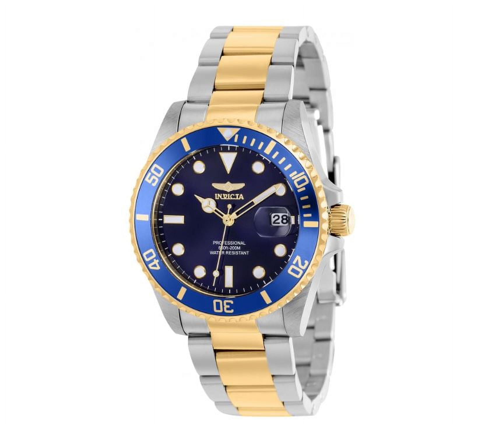 Invicta Pro Diver Ladies 38mm Stainless Steel Blue Dial Quartz Watch 37151 - Image 2