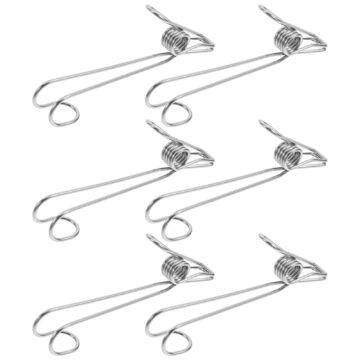10pcs Heavy Duty Stainless Steel Clothespins Large Size Clip for Hanging Laundry Suitable for Outdoor and Indoor Drying