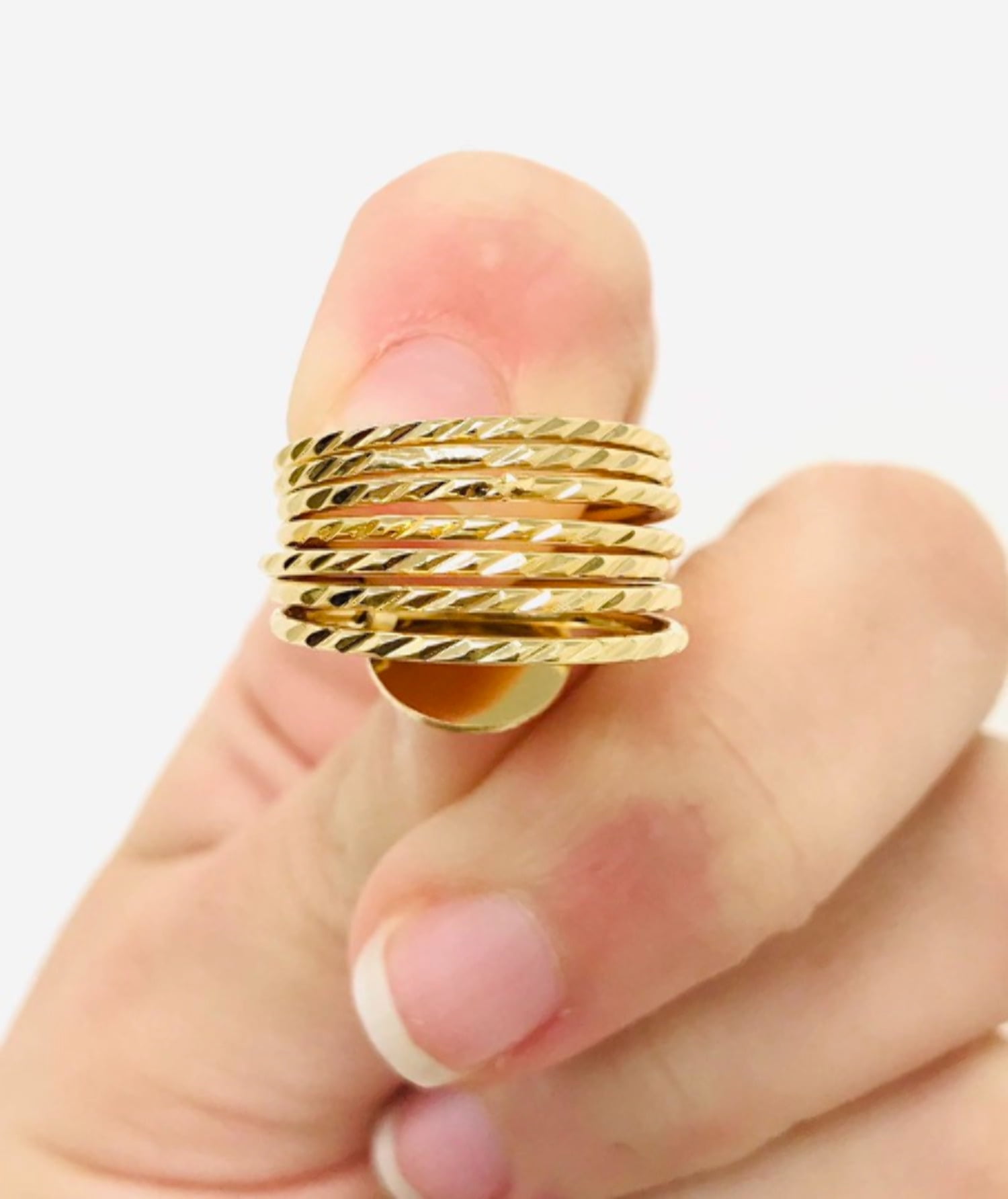 14K Gold Filled Virgen de Guadalupe Ring / Semanario Guadalupe Ring / Guadalupe Jewelry / Womens Ring 7 8 9 10 / Anillo Semanario de La Virgen de Guadalupe Para Mujer Oro Laminado - Image 5