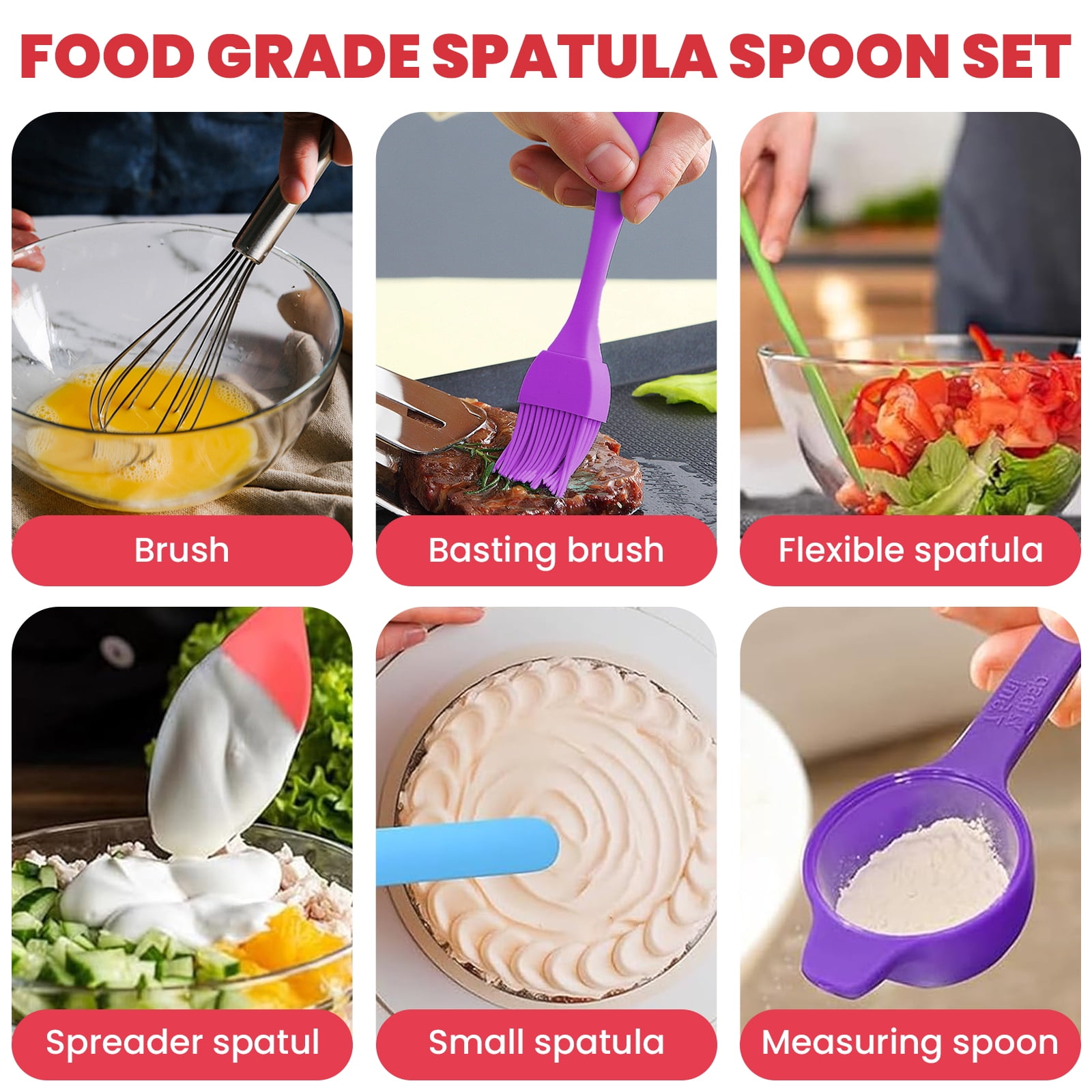 29PCS Stainless Steel Mixing Bowls with Lids Set, with 3 Grater Attachments Size 4.5, 4, 3.5, 2.1, 1.5, 1.1, 0.7QT, Ideal for Kitchen Cooking Baking & Serving - Image 2
