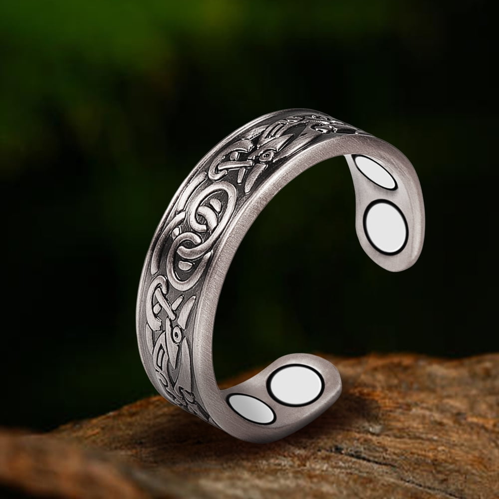 3PCS Pure Copper Rings Jewelry Set for Women, Magnetic Copper Rings, Gift for Mom Wife Daughter(CPR-0937 0010A 0955) - Image 5