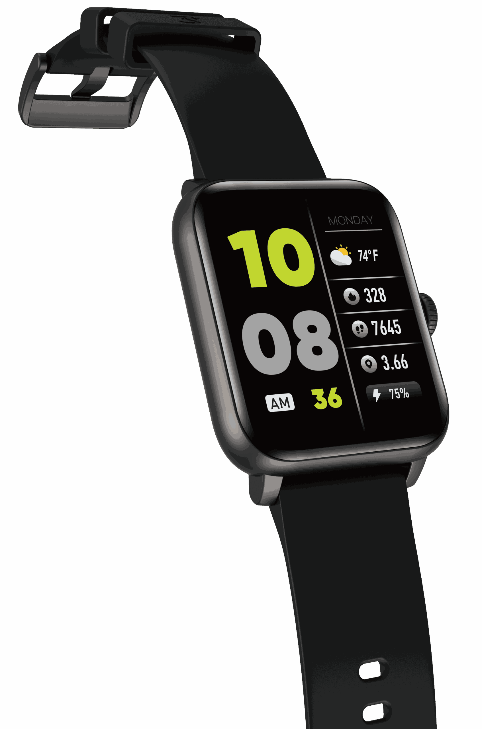 3Plus Vibe Fit Smartwatch with Bluetooth Calling/ 1.83" Display/ 50+ Workout Modes/ IOS and Android - Image 2