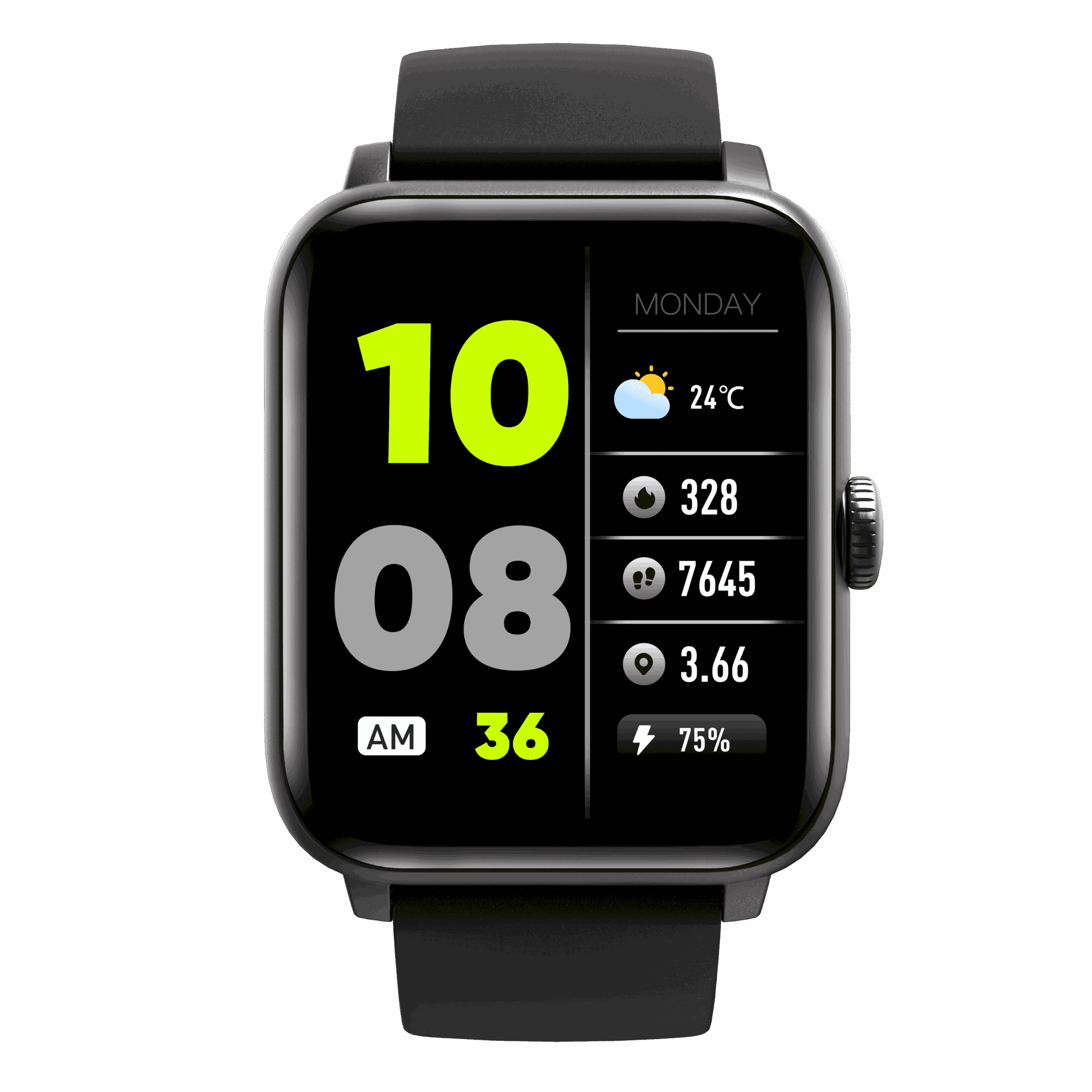 3Plus Vibe Fit Smartwatch with Bluetooth Calling/ 1.83" Display/ 50+ Workout Modes/ IOS and Android - Image 4