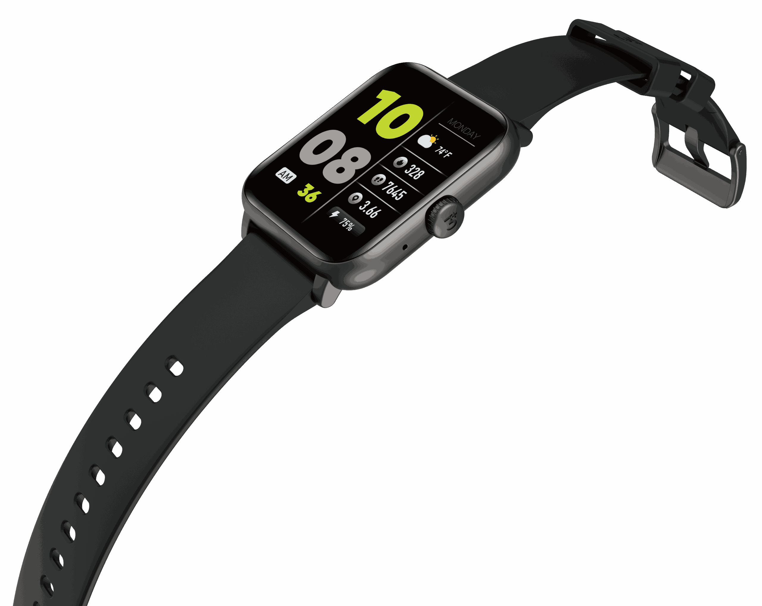 3Plus Vibe Fit Smartwatch with Bluetooth Calling/ 1.83" Display/ 50+ Workout Modes/ IOS and Android - Image 3