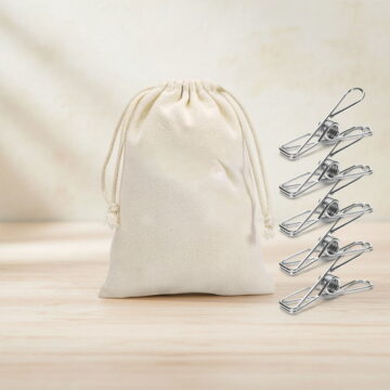 40 Pack Wire Clothes Pins Heavy Duty Outdoor, Stainless Steel ClothesPins for Hanging Clothes, Metal Clothes Pegs, Clothing Clips, Laundry Pins