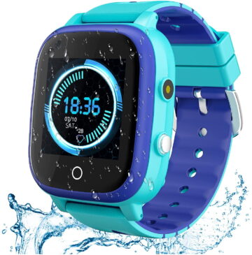 4G GPS Smart Watch, Girls Boys, IP67 Waterproof Sports Smart Watch, For Kids, With Camera WiFi Video Call Phone Call SOS Pedometer, Suitable For 3-14 Years Old