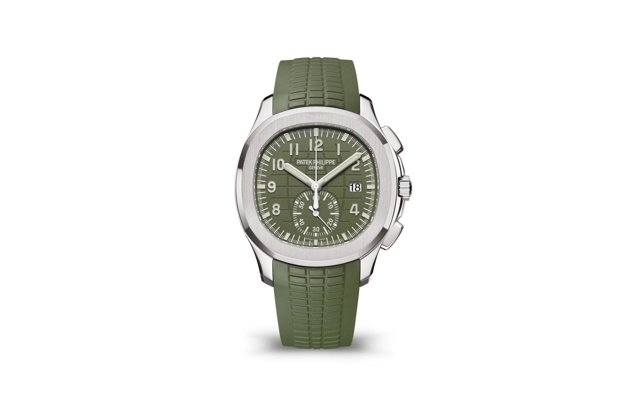 Patek Philippe Aquanaut Chronograph, 18k White Gold, 42,2mm, Ref# 5968G-010 1:1 - Image 3
