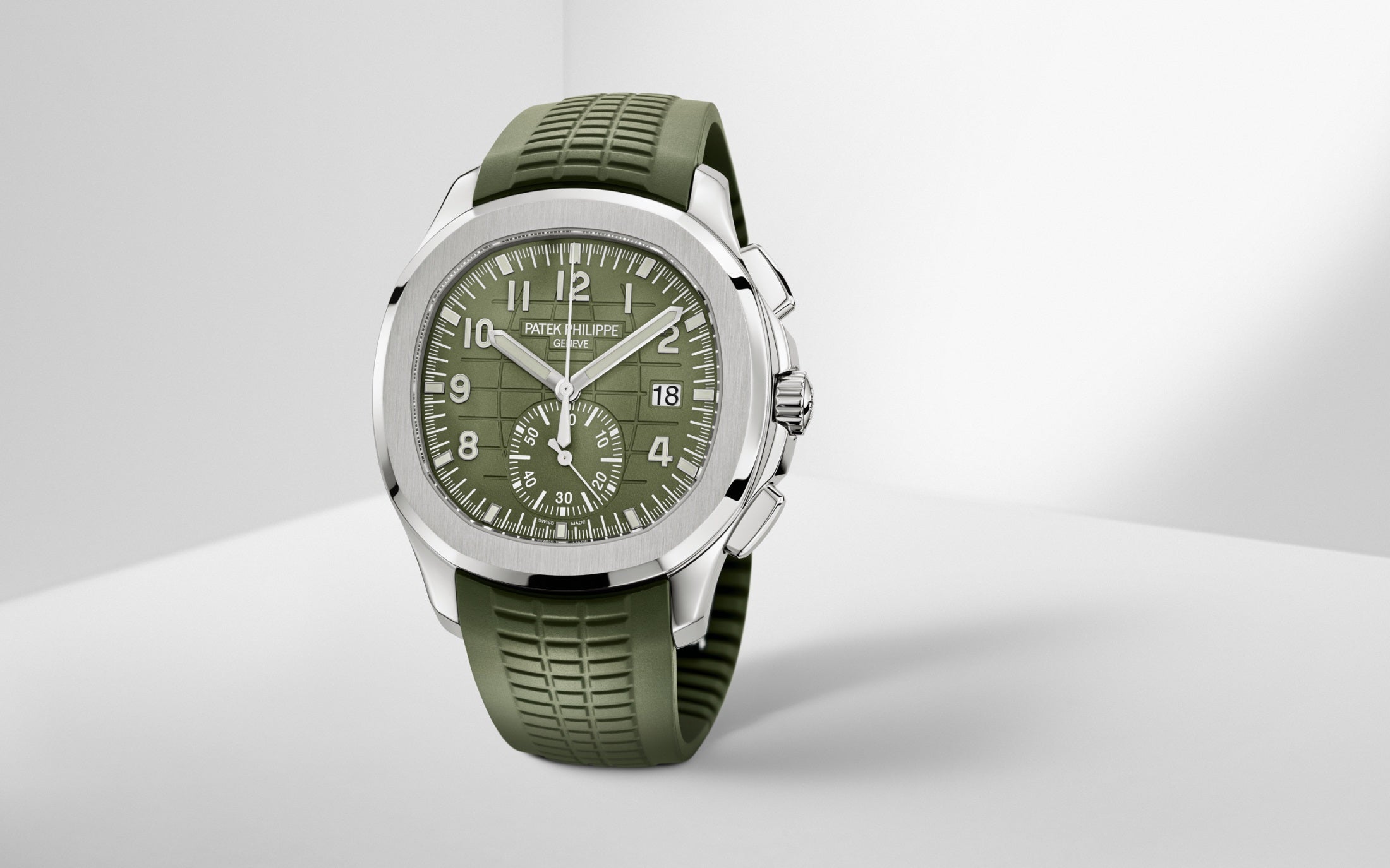 Patek Philippe Aquanaut Chronograph, 18k White Gold, 42,2mm, Ref# 5968G-010 1:1 - Image 13