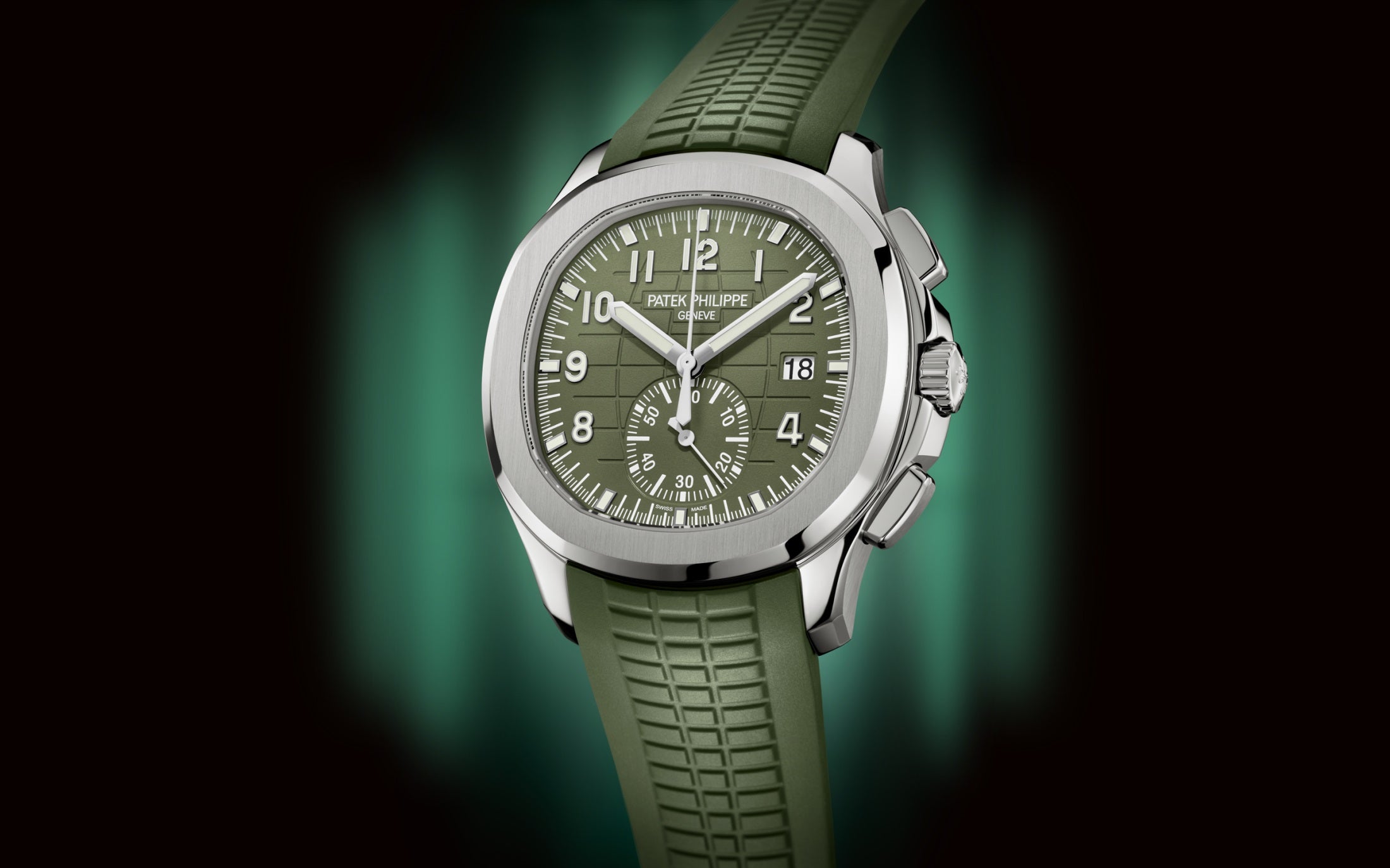 Patek Philippe Aquanaut Chronograph, 18k White Gold, 42,2mm, Ref# 5968G-010 1:1 - Image 15