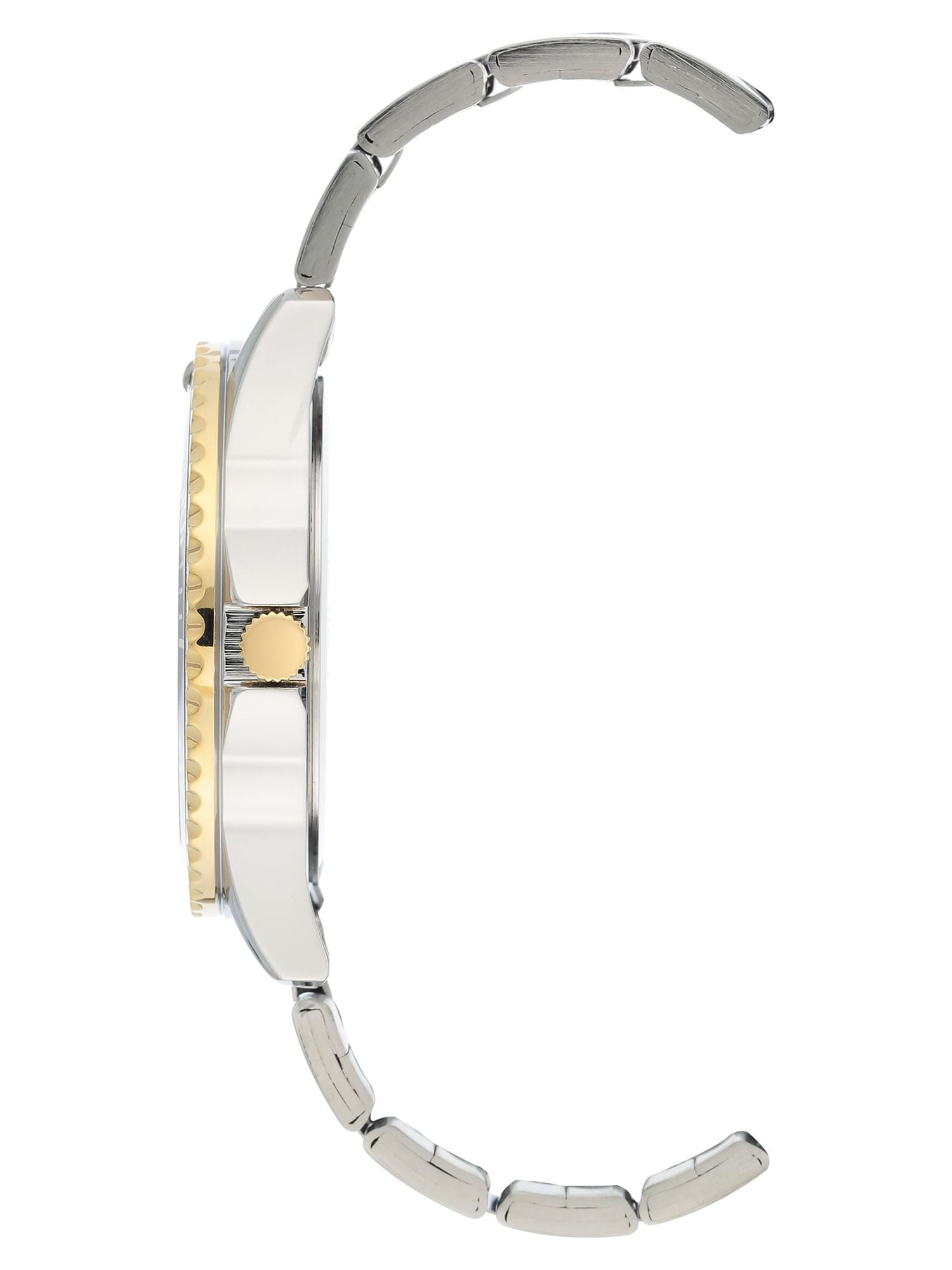 Armitron Men's Two-Tone and Navy Day Date Wristwatch - Image 3