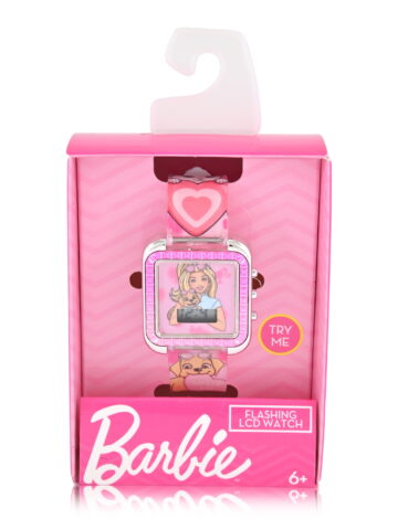 Mattel Barbie Female Child Pink LCD Watch, BDT4233WM