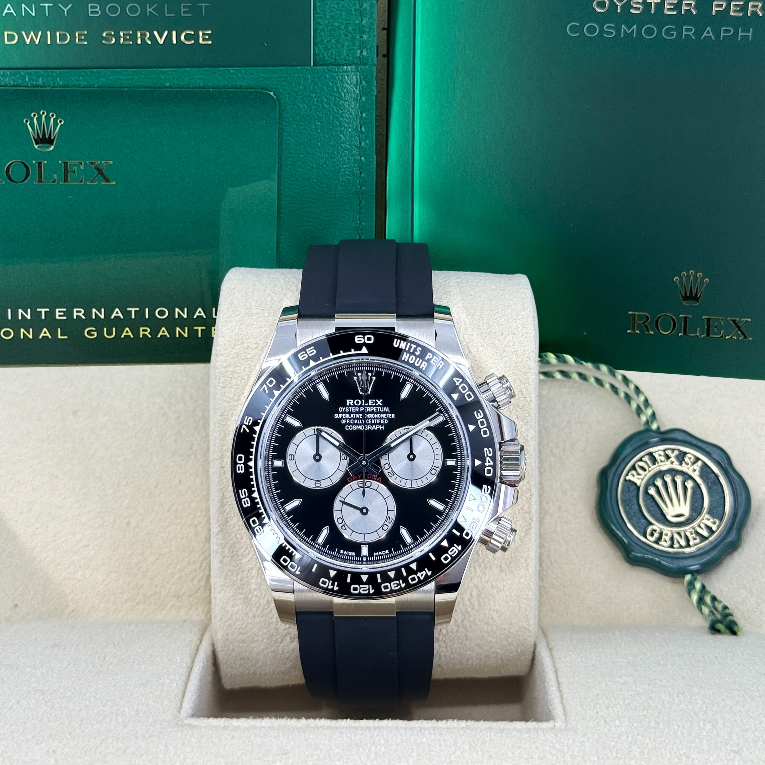 Rolex Cosmograph Daytona 40mm, 18k White Gold, Ref# 126519ln-0002 1:1 - Image 2
