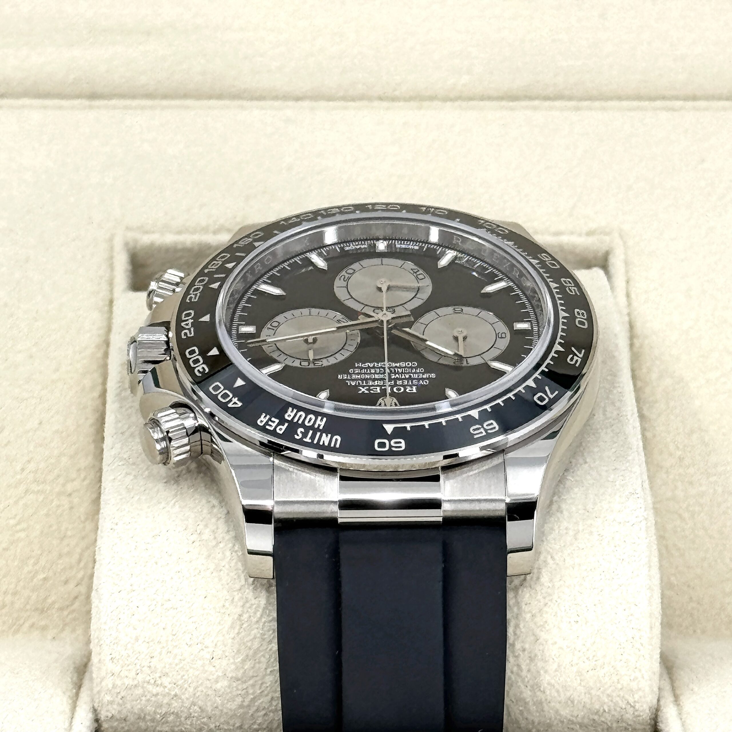 Rolex Cosmograph Daytona 40mm, 18k White Gold, Ref# 126519ln-0002 1:1 - Image 7