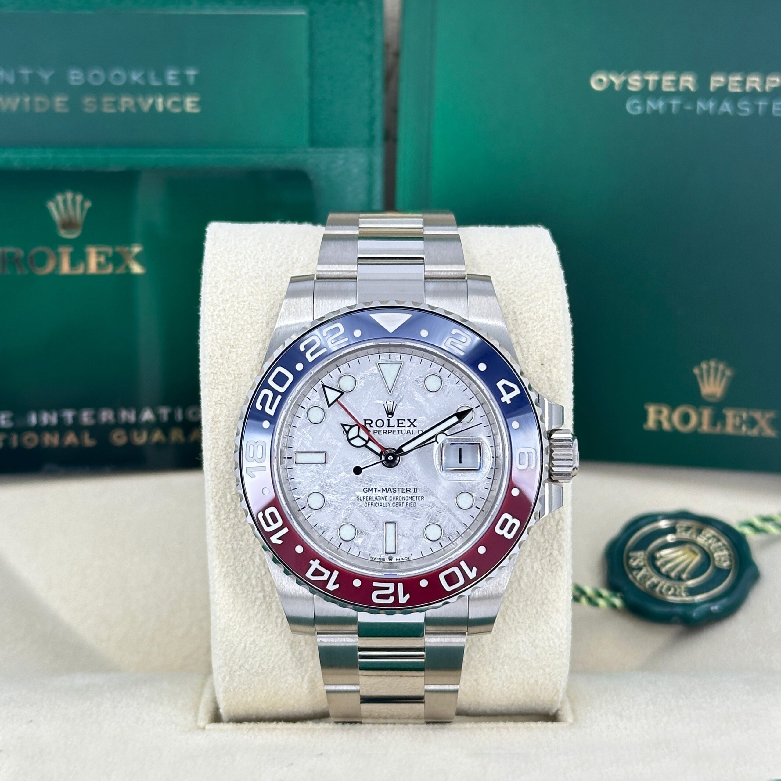 Rolex GMT-Master II 18 ct white gold Ref# 126719BLRO-0002 1:1 - Image 2