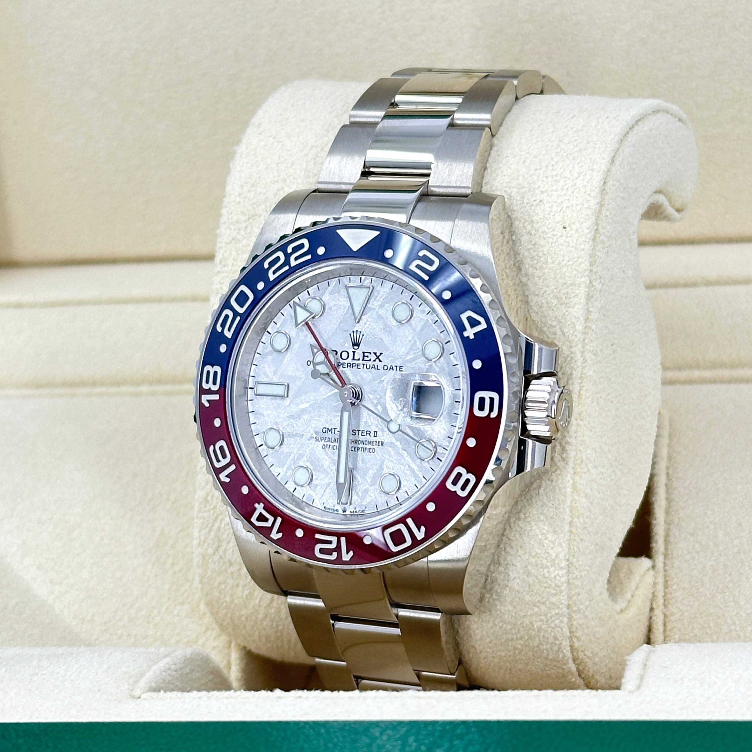 Rolex GMT-Master II 18 ct white gold Ref# 126719BLRO-0002 1:1 - Image 11