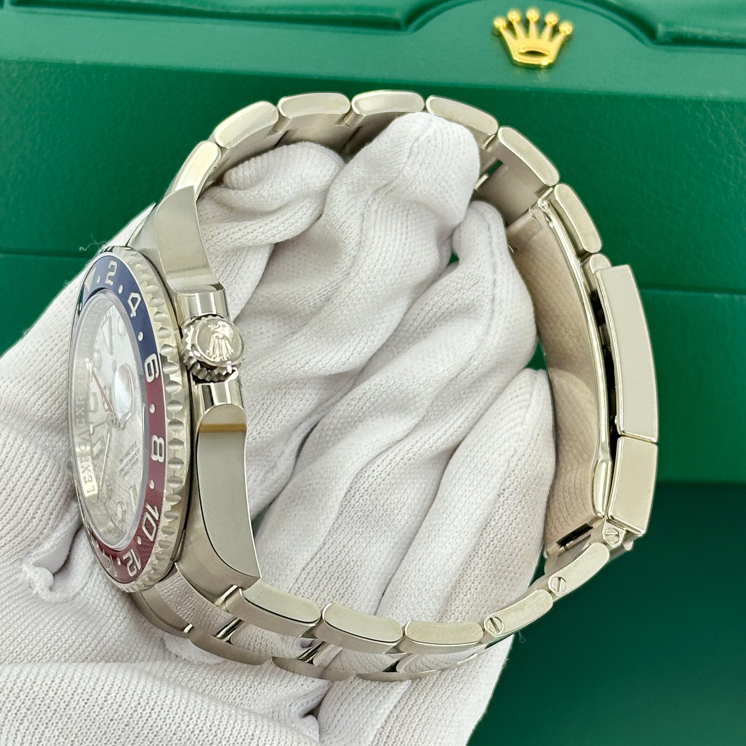 Rolex GMT-Master II 18 ct white gold Ref# 126719BLRO-0002 1:1 - Image 18