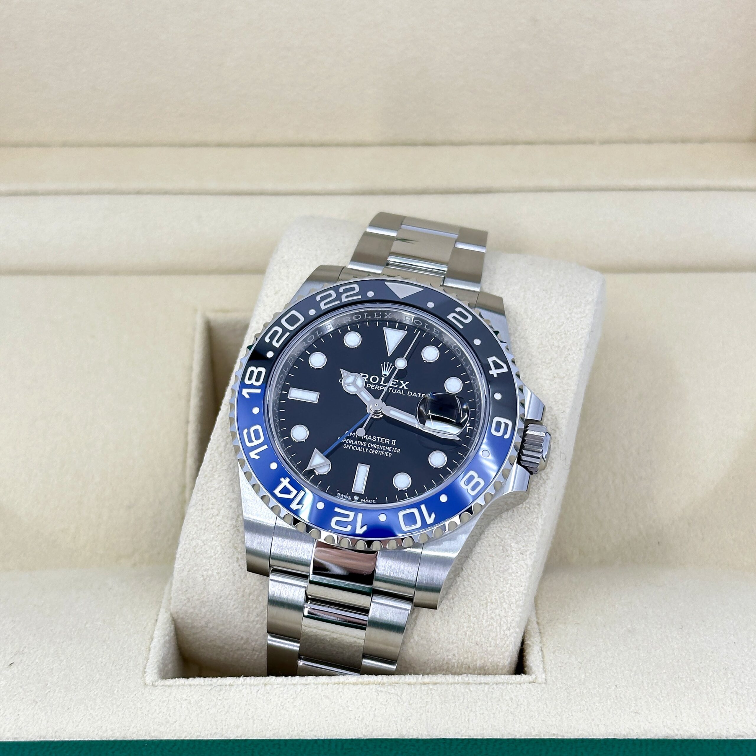 Rolex GMT-Master II, BATMAN, Stainless steel, 40mm, Ref# 126710blnr 1:1 - Image 12