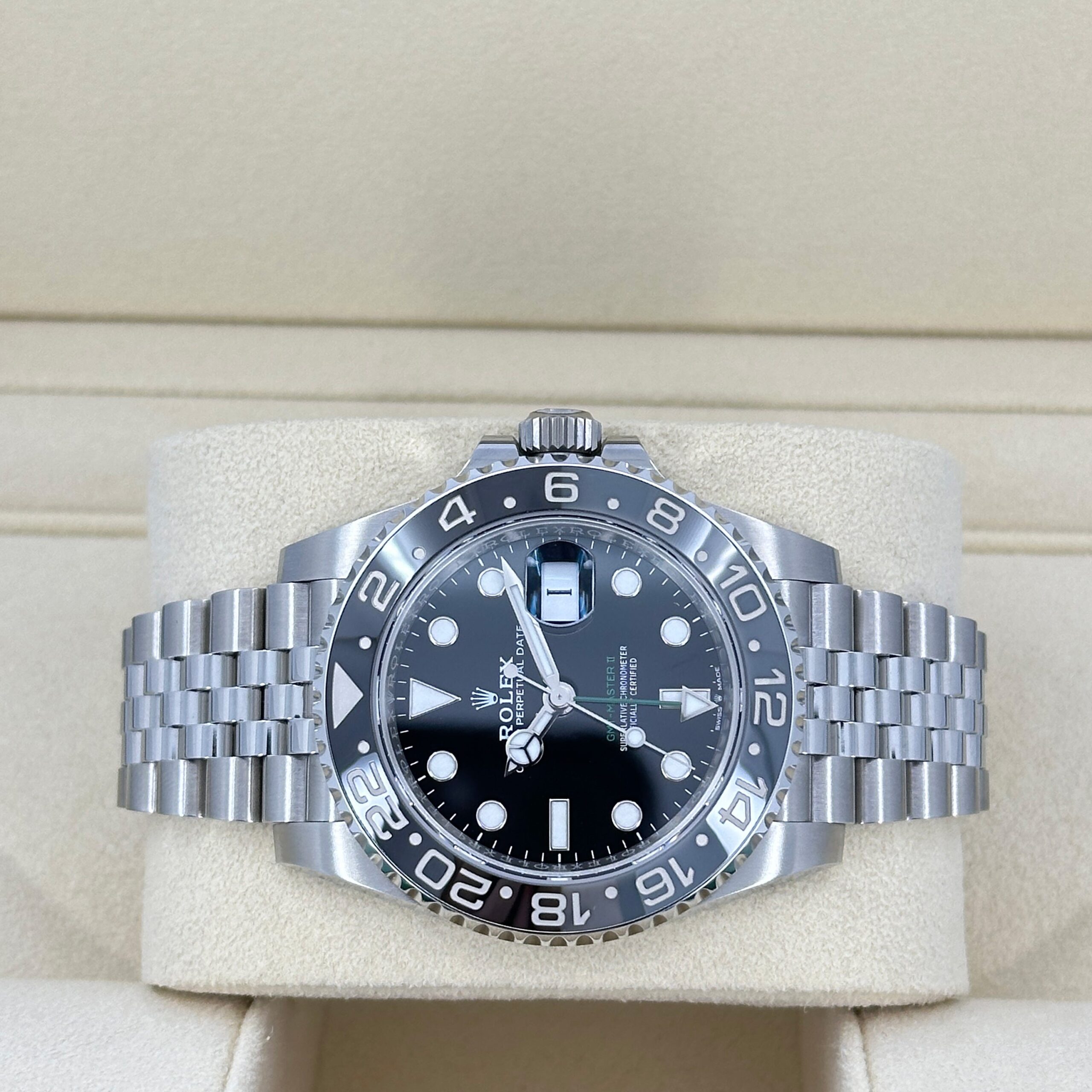 Unworn Rolex GMT-Master II Bruce Wayne, Jubilee, Ref# 126710grnr-0003 1:1 - Image 7
