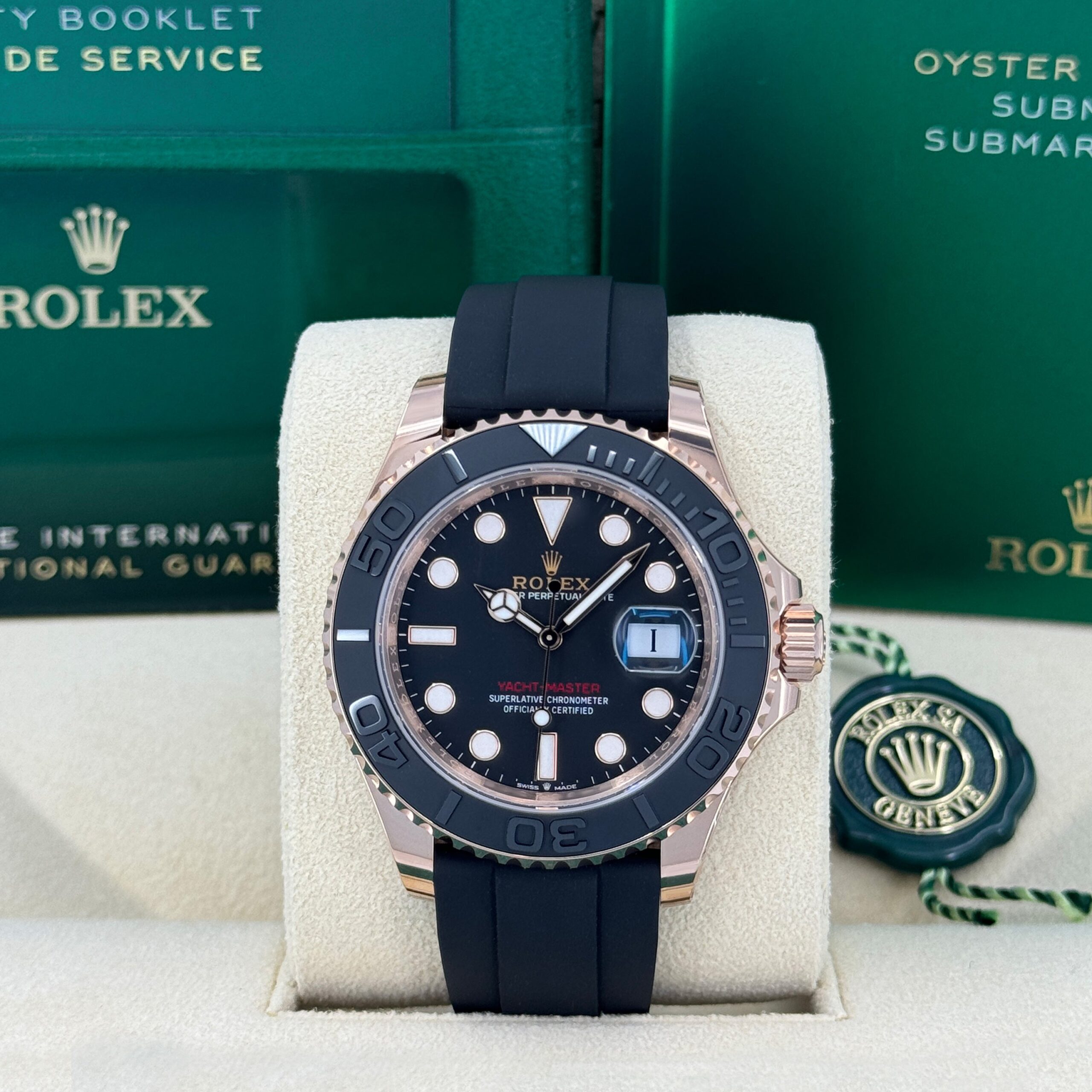 Rolex Yacht-Master 40, 18k Everose Gold, 40mm, Ref# 126655-0002 1:1 - Image 2