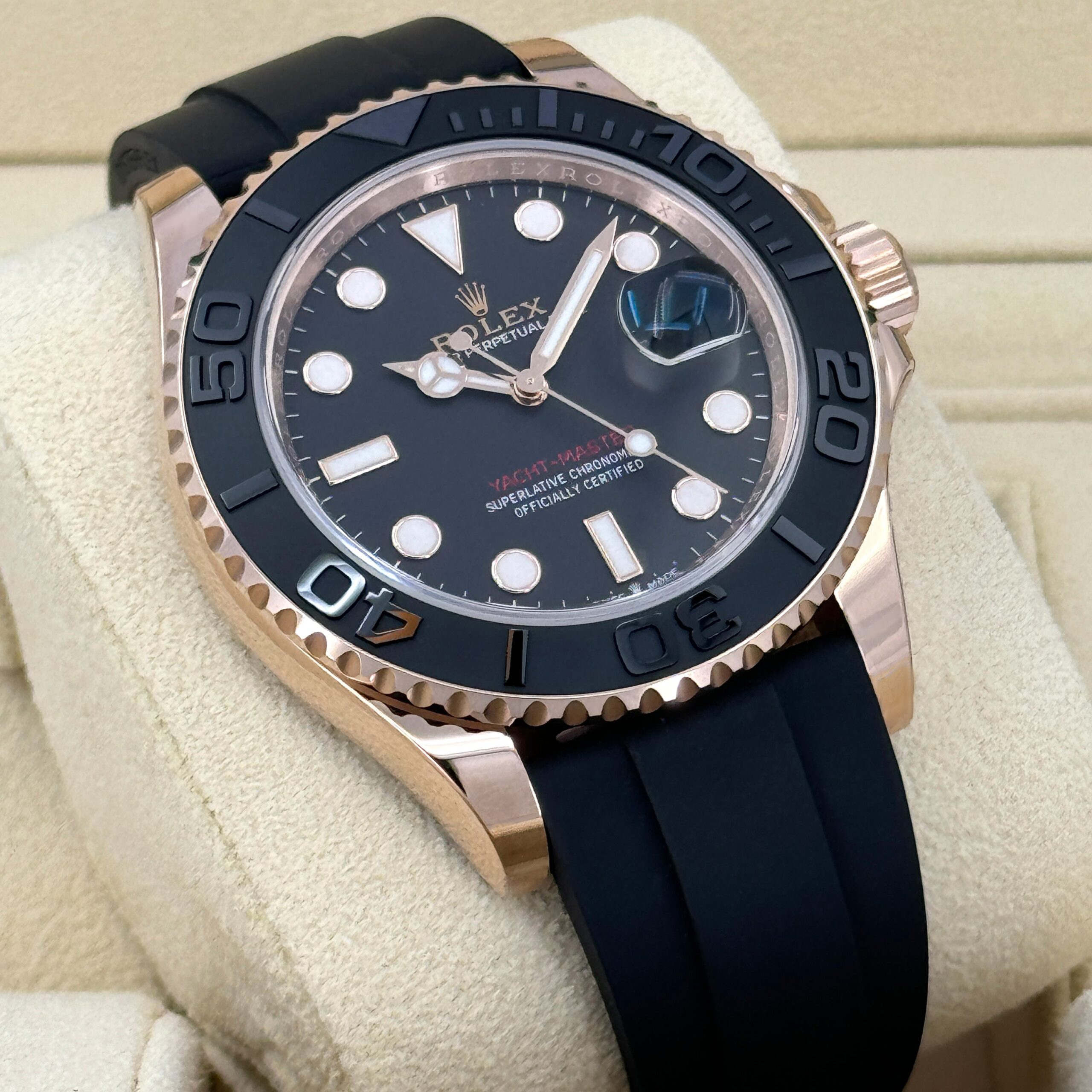 Rolex Yacht-Master 40, 18k Everose Gold, 40mm, Ref# 126655-0002 1:1 - Image 3