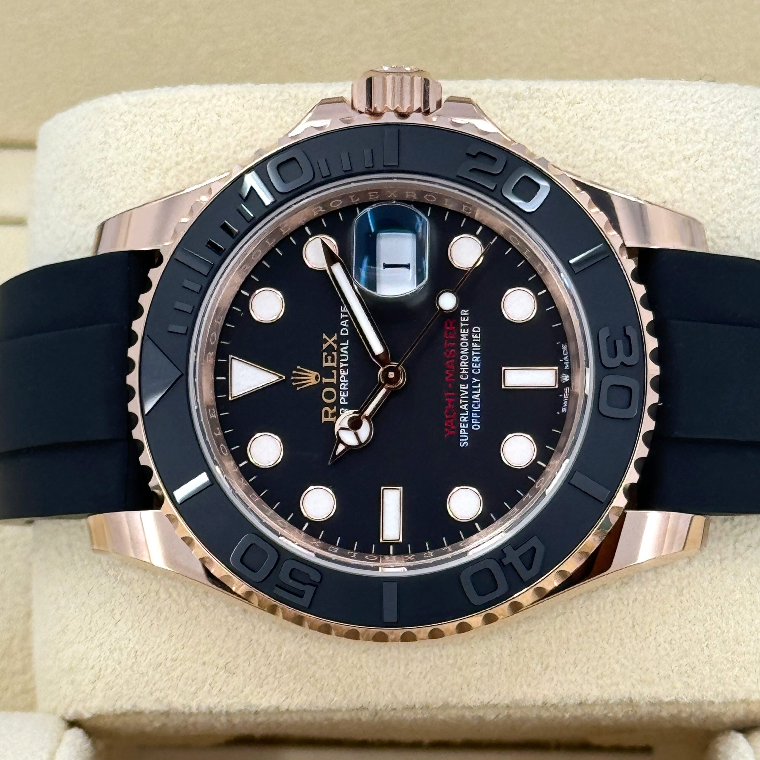 Rolex Yacht-Master 40, 18k Everose Gold, 40mm, Ref# 126655-0002 1:1 - Image 12