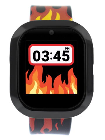 Itech Junior Kids Boys Flame Bluetooth Enabled Smartwatch with Interchangeable Straps and Bezels