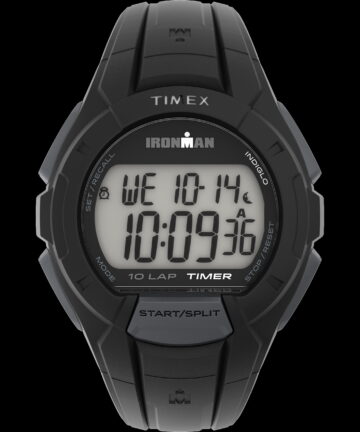 Men's Ironman Essential 10 Full-Size Watch, Black Resin Strap