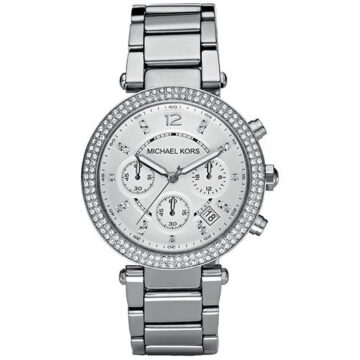 Michael Kors Women's Chronograph Parker Stainless Steel Bracelet Watch MK5353