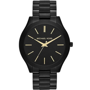 Michael Kors Women's Classic Black-Tone Stainless Steel Bracelet Watch