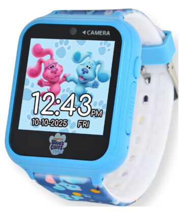 Nickelodeon Blue's Clues Unisex Child Interactive Smart Watch Silicone Strap 40mm Blue (BLU4023WMC)
