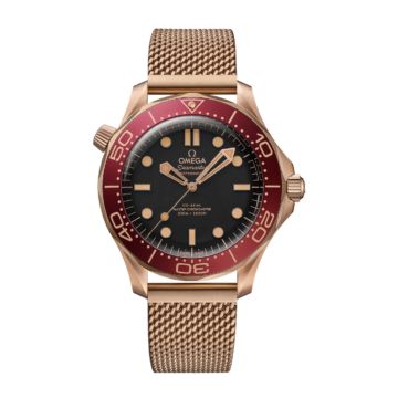 Unworn, Omega Seamaster Diver 300m, 18k Bronze Gold, 42mm, Ref# 210.90.42.20.01.003, box and papers 1:1