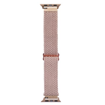 onn Watch Band, Universal Fit for Apple Watch, Samsung Galaxy & Garmin 20mm, Pink Woven Knit