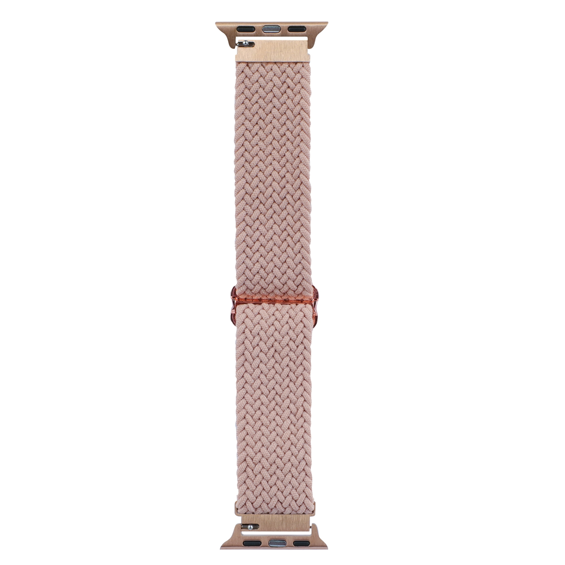 onn Watch Band, Universal Fit for Apple Watch, Samsung Galaxy & Garmin 20mm, Pink Woven Knit