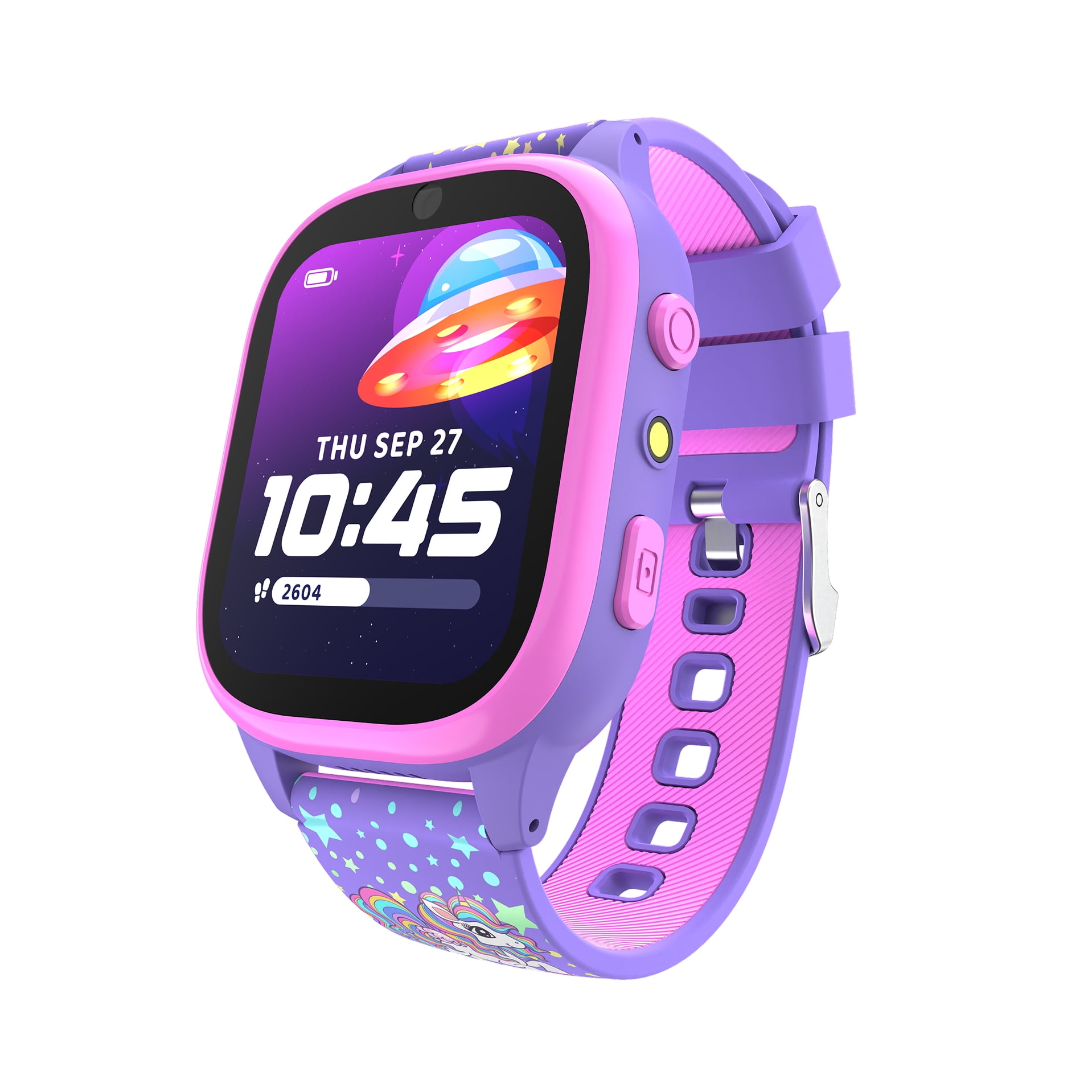 PlayZoom 4 Kids Smartwatch – 25 STEM Games, Camera, Step Counter, Audiobooks, Bluetooth, Splash Resistant, 7-Day Battery