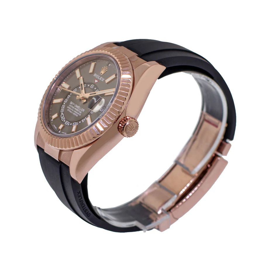 Rolex Sky-Dweller 326935 “Everose Rhodium Oysterflex” First-Class 1:1 - Image 2