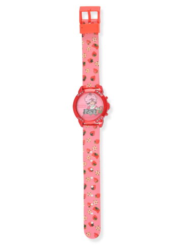 Strawberry Shortcake Female Child Pink LCD Watch, STR4032WM
