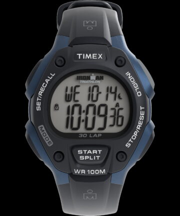 Timex Male 3.02" Plastic 30-Lap Watch, Blue, (T5H591WX)