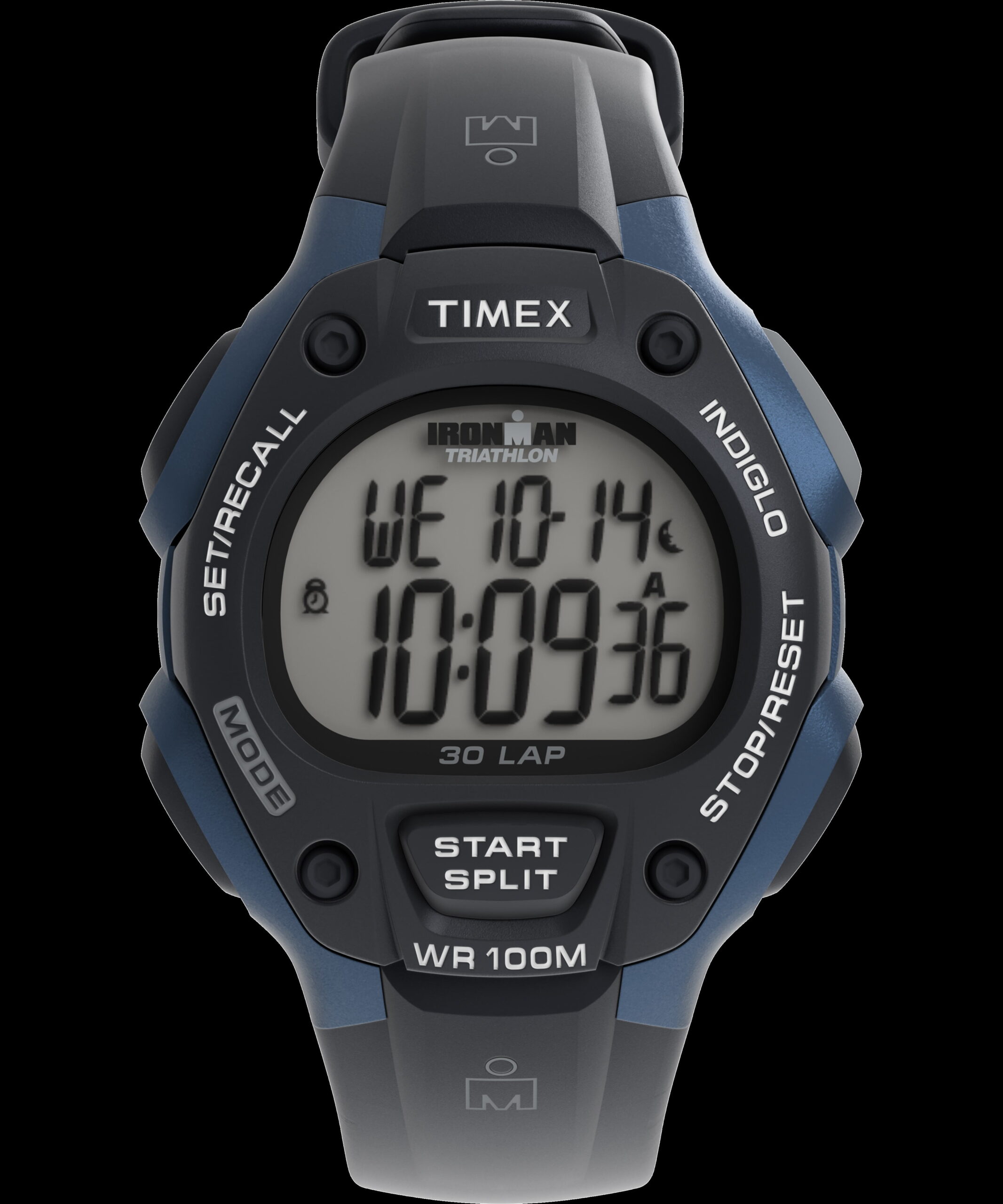 Timex Male 3.02" Plastic 30-Lap Watch, Blue, (T5H591WX)