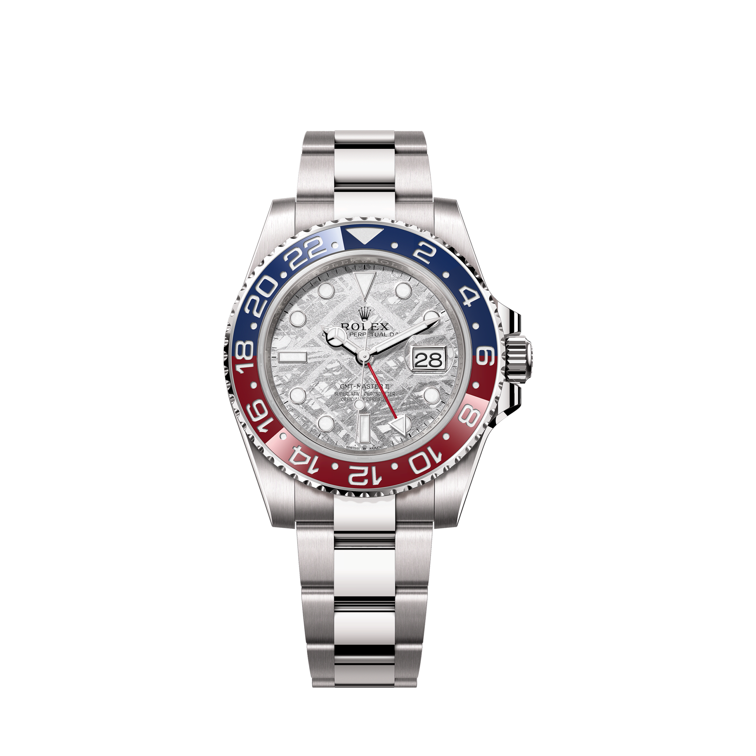 Rolex GMT-Master II 18 ct white gold Ref# 126719BLRO-0002 1:1