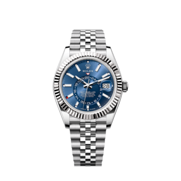 Rolex Sky-Dweller, 42mm, Oystersteel and 18k White Gold, Blue, Jubilee, Ref# 336934-0006 1:1