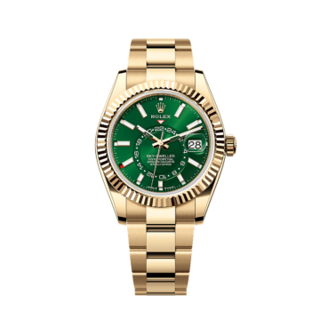 Unworn 2025, Rolex Sky-Dweller, 42mm, 18k Yellow Gold, Ref# 336938-0007, box & papers 1:1