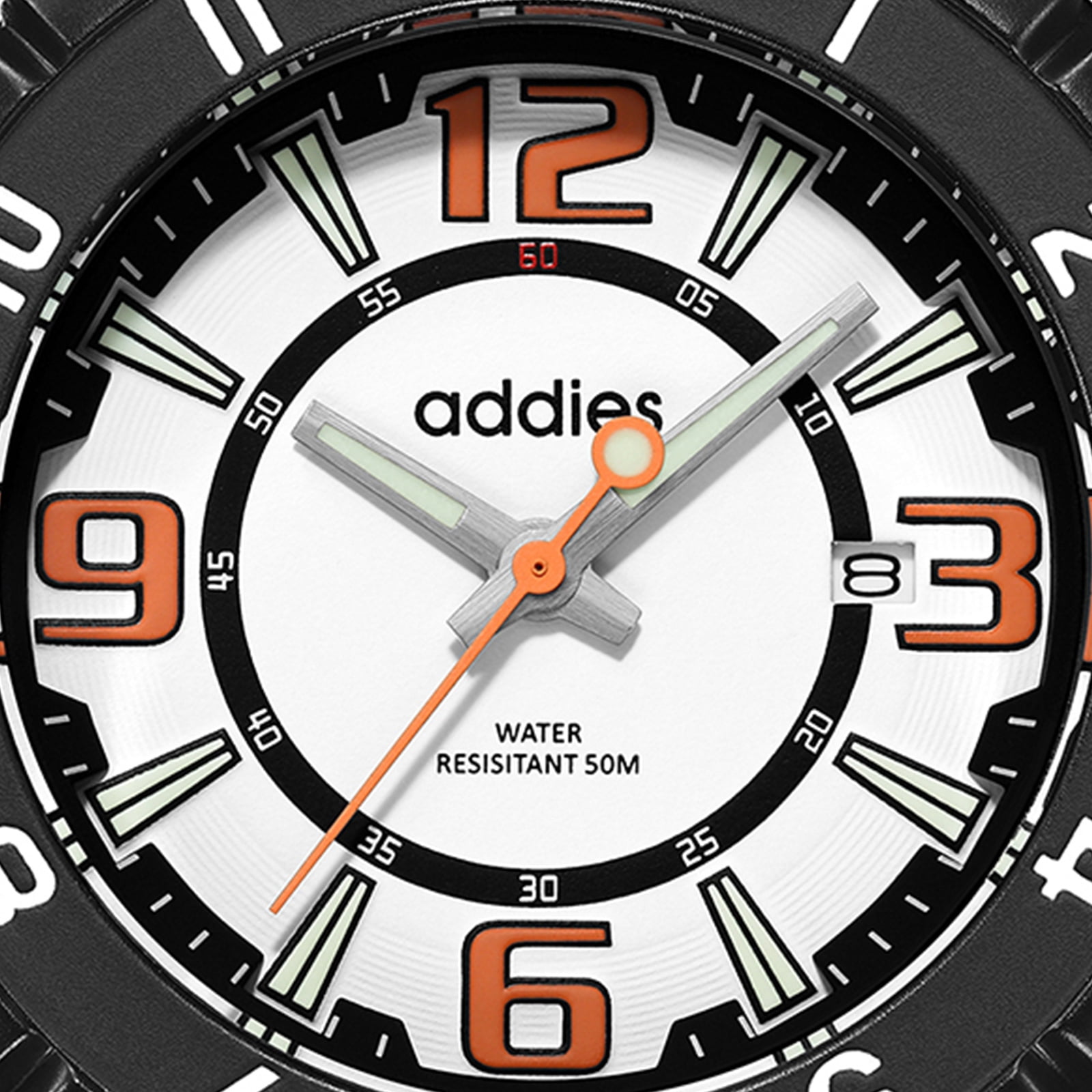 ADDIES Men's Watch, Analog Quartz Watch with 50M Water Resistant, Luminous Dive Style Outdoor Sport Watch for Men - Image 5