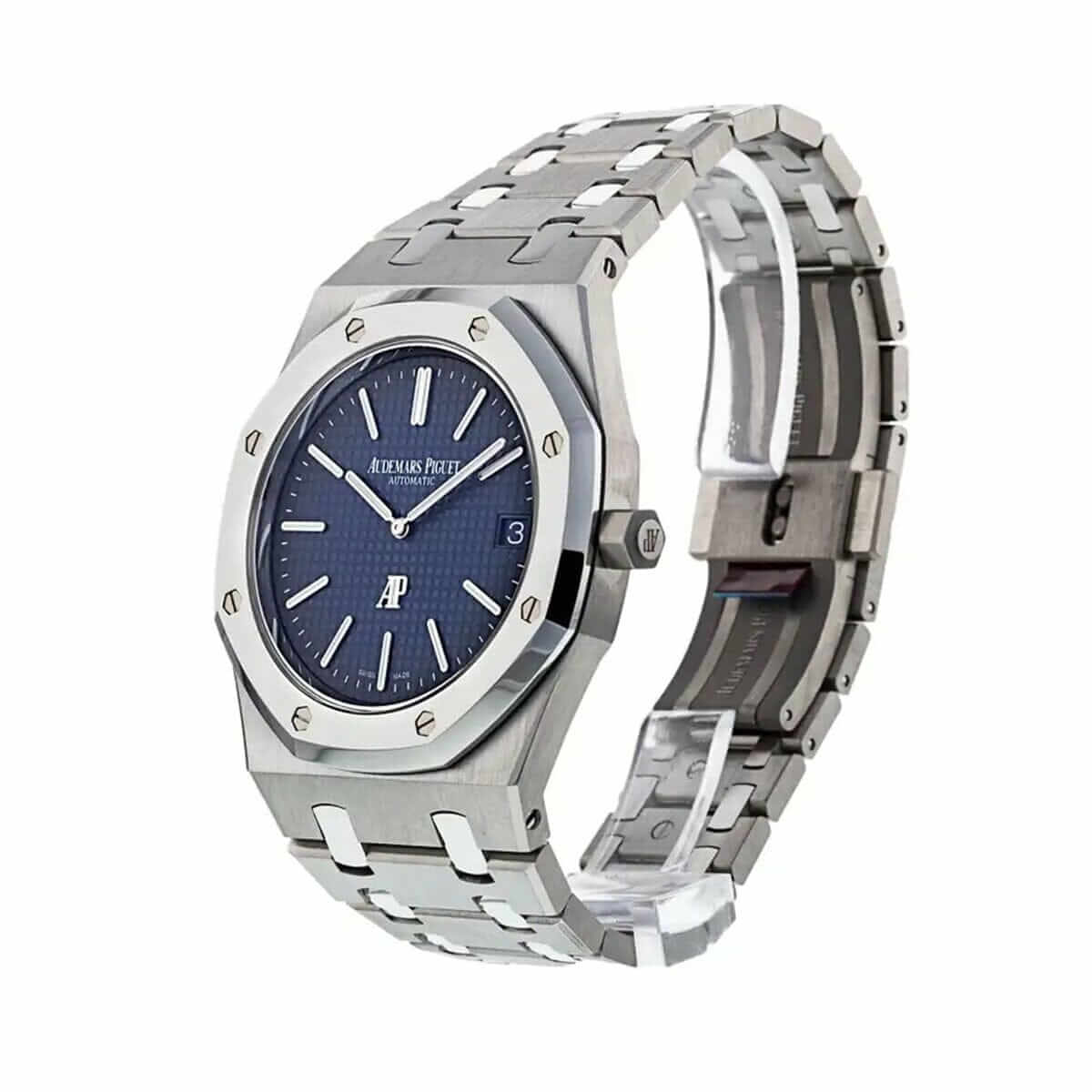 Audemars Piguet Royal Oak “Jumbo” Extra-Thin 16202ST “Blue Dial” Masterpiece 1:1 - Image 2