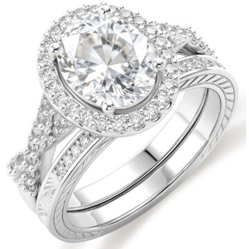 APSVO S925 Sterling Silver Plated Oval Wedding Rings for Women CZ Eternity Promise Band Engagement Rings Set Birthday Mothers Day Jewelry Gifts Her Mom Wife Girlfriend Adults Ideas