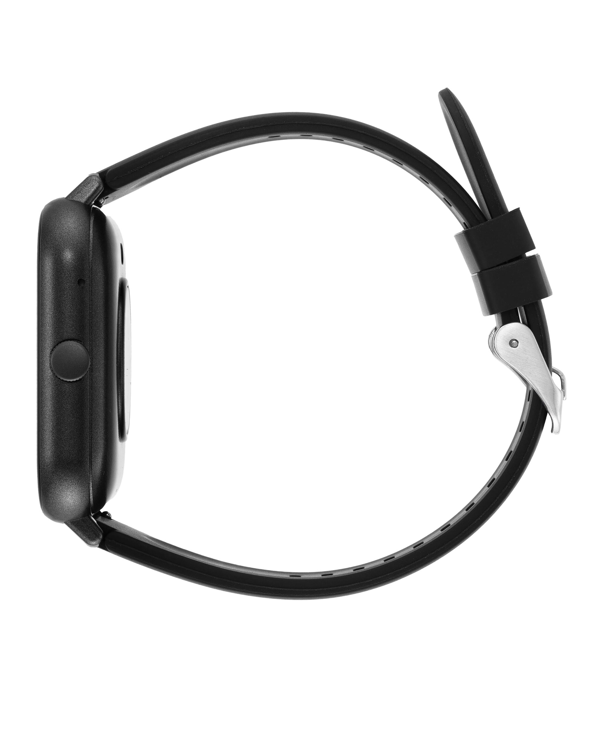 Armitron Eclipse Adult 45mm w/Voice Assistant & Backlight Smart Watch w/Charging Cable & Watch Band, Black - Image 4