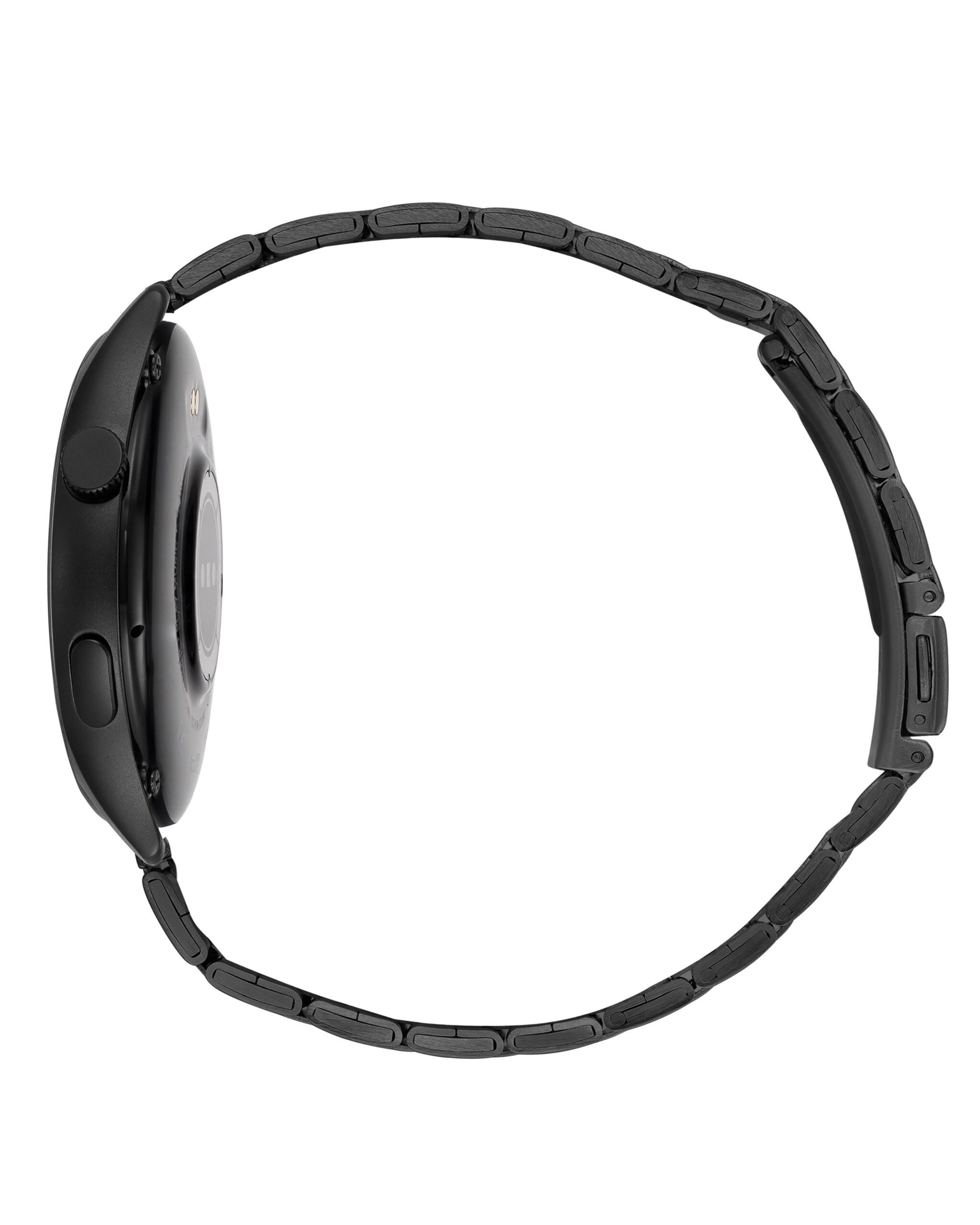 Armitron Quantum Adult 45mm w/Voice Assistant & Backlight Smart Watch w/Quick Release Band & Charging Cable, Black - Image 4