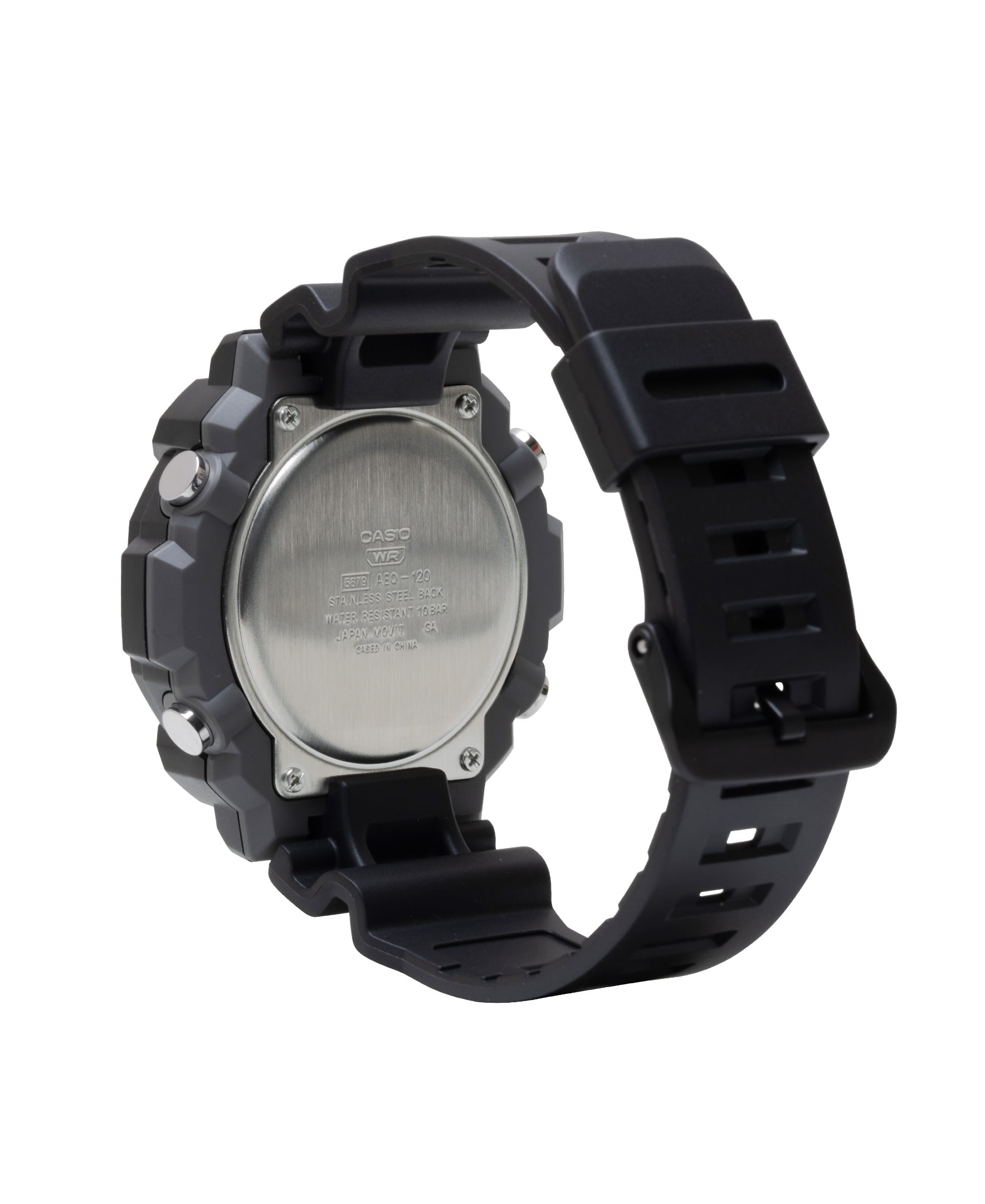 Casio Men's Heavy Duty Analog-Digital World Time Watch AEQ120-1AV - Image 7