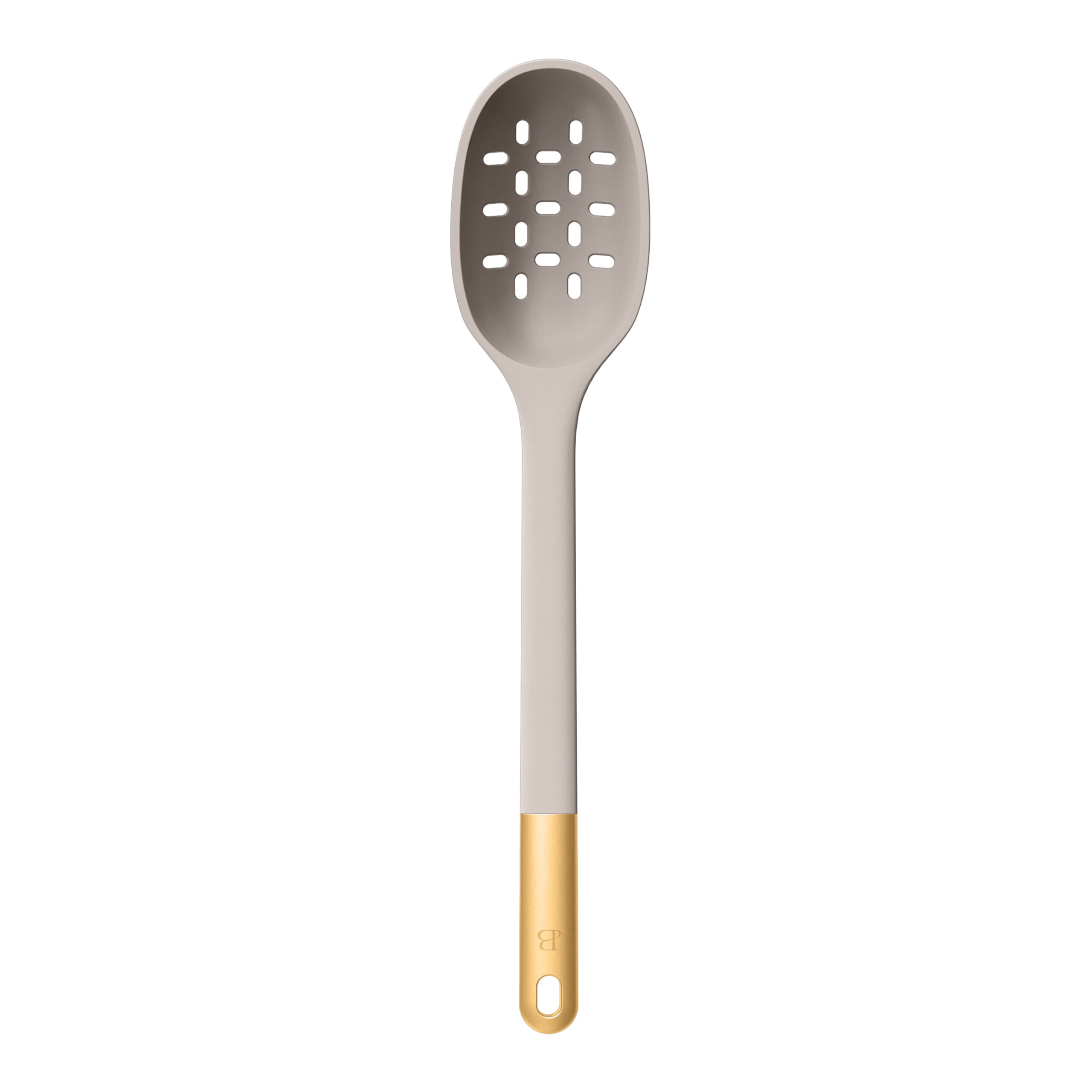 Beautiful 6-Piece Silicone Kitchen Utensil Tool Set with Rotating Rack by Drew Barrymore, Porcini Taupe - Image 2