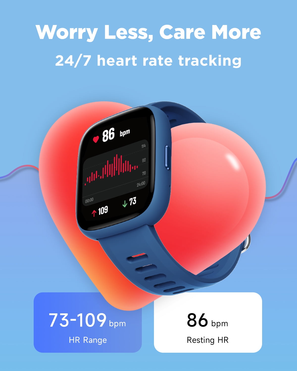 BIGGERFIVE Smart Watch for Kids, 1.8" Fitness Tracker Watch Pedometer, IP68 Waterproof, Sleep Monitor, Calorie Step Counter, 5 Puzzle Games with/Without APP for Girls Teens 5-16 - Image 5
