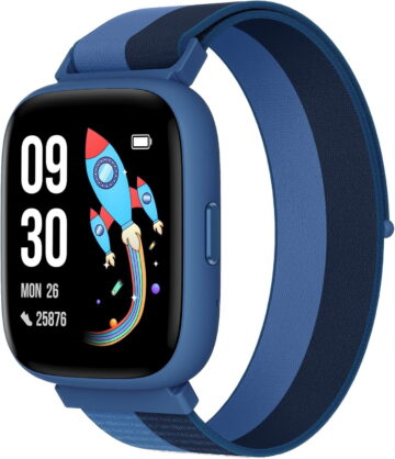 BIGGERFIVE Smart Watch for Kids, 1.8" Fitness Tracker Watch Pedometer, Sleep Monitor, IP68 Waterproof, Calorie Step Counter, Puzzle Game with/Without APP for Girls Teens 5-16,